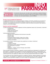 Progression de la maladie de Parkinson